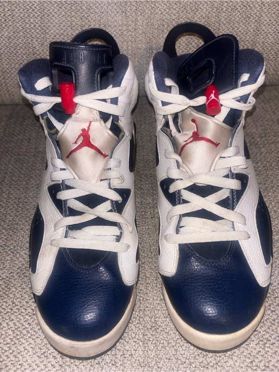 Jordan Other - Jordan mens Navy, White & Red High-Top Sneakers men’s size 10